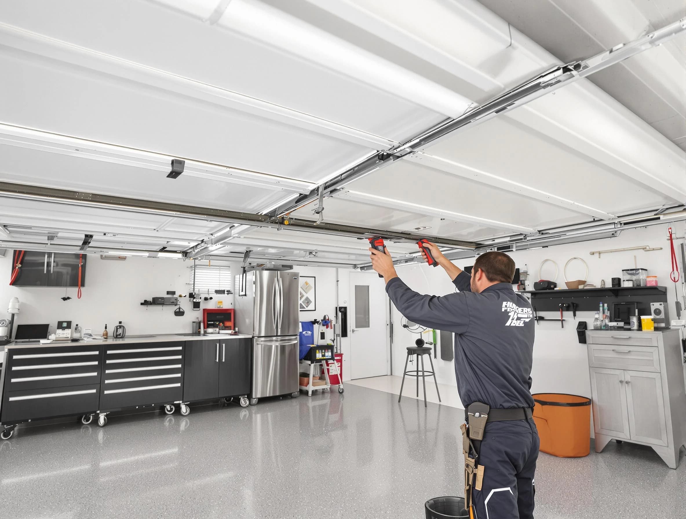 Overhead garage door repair service by Payson Garage Door Repair in Payson