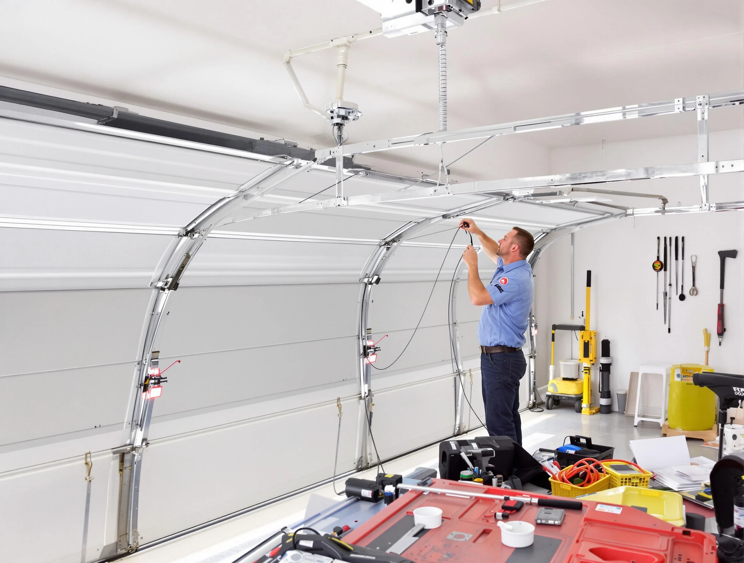 Garage door cable repair service by Payson Garage Door Repair in Payson