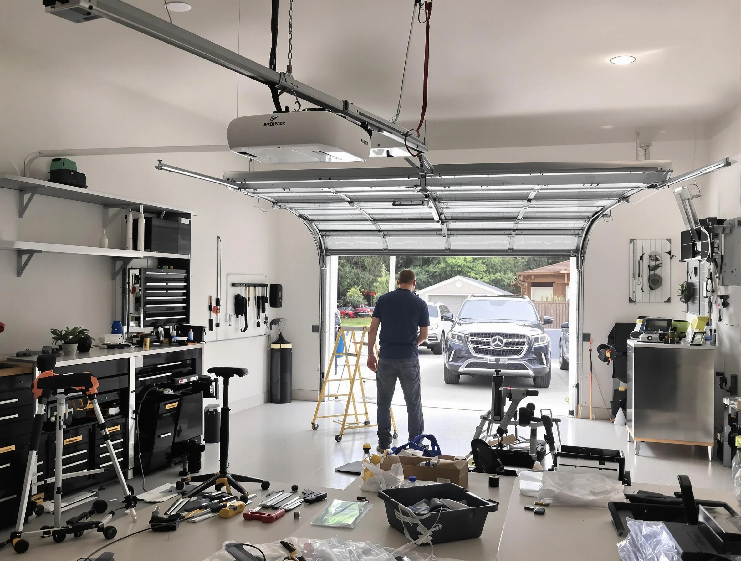 Garage door opener installation by Payson Garage Door Repair in Payson