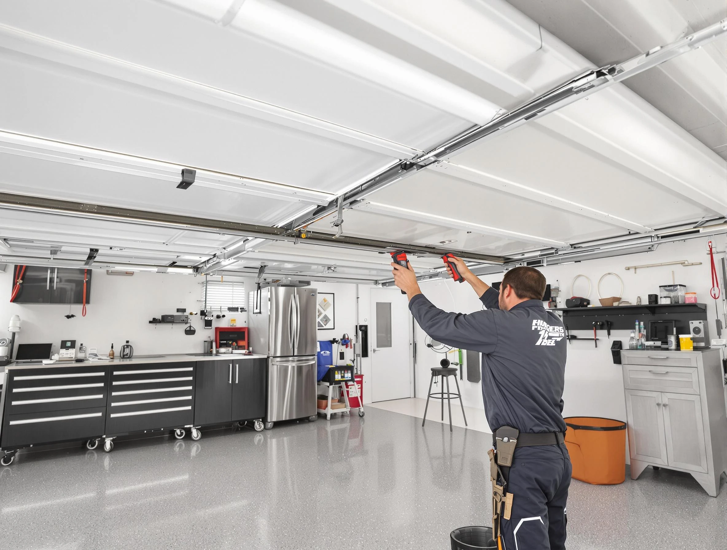 Overhead garage door repair service by Payson Garage Door Repair in Payson